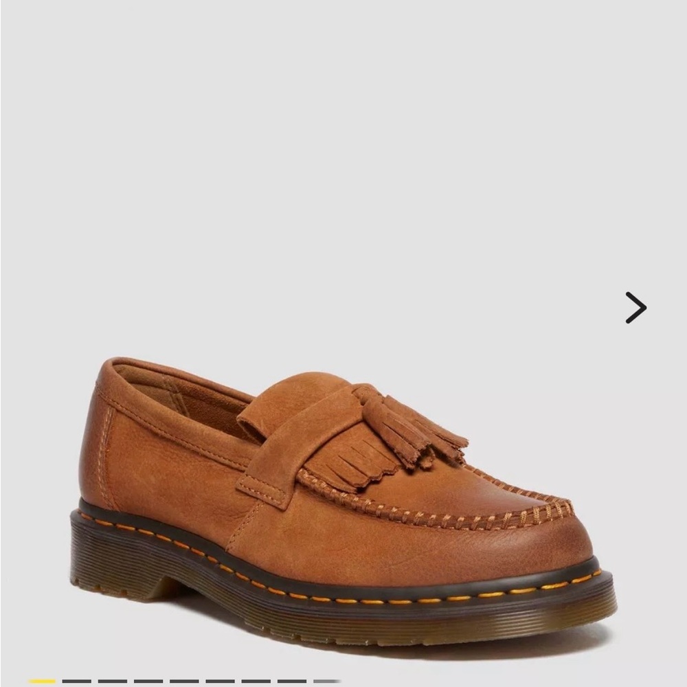 Dr. Martens Adrian Nubuck Leather Tassle Loafers